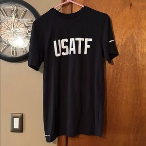 Nike Black USA Track and Field Short Sleeve Tee M